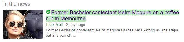 Keira headline